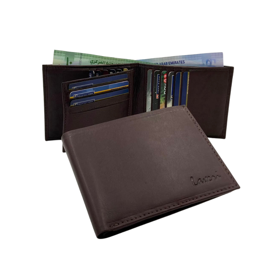 Antq, Smooth Leather Wallet Inside Leather Lining  # 797A