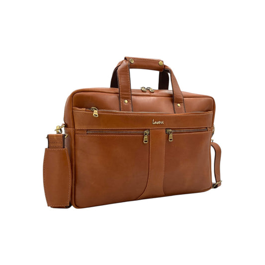 Italian Leather Laptop Bag # 2816