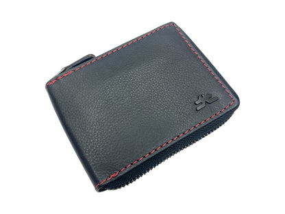 VIP Full Zip RFID Men's Wallet , Multiple Card & Coin Bifold Wallet # 1981CZ