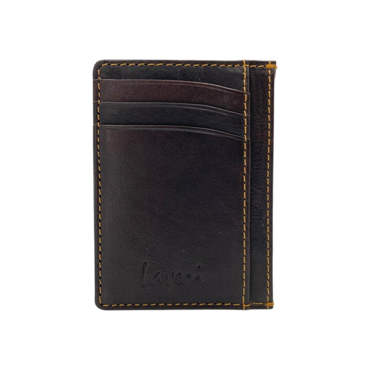 Super Slim Soft Genuine Leather Card Holder, Mini Credit Card Wallet # 1598N