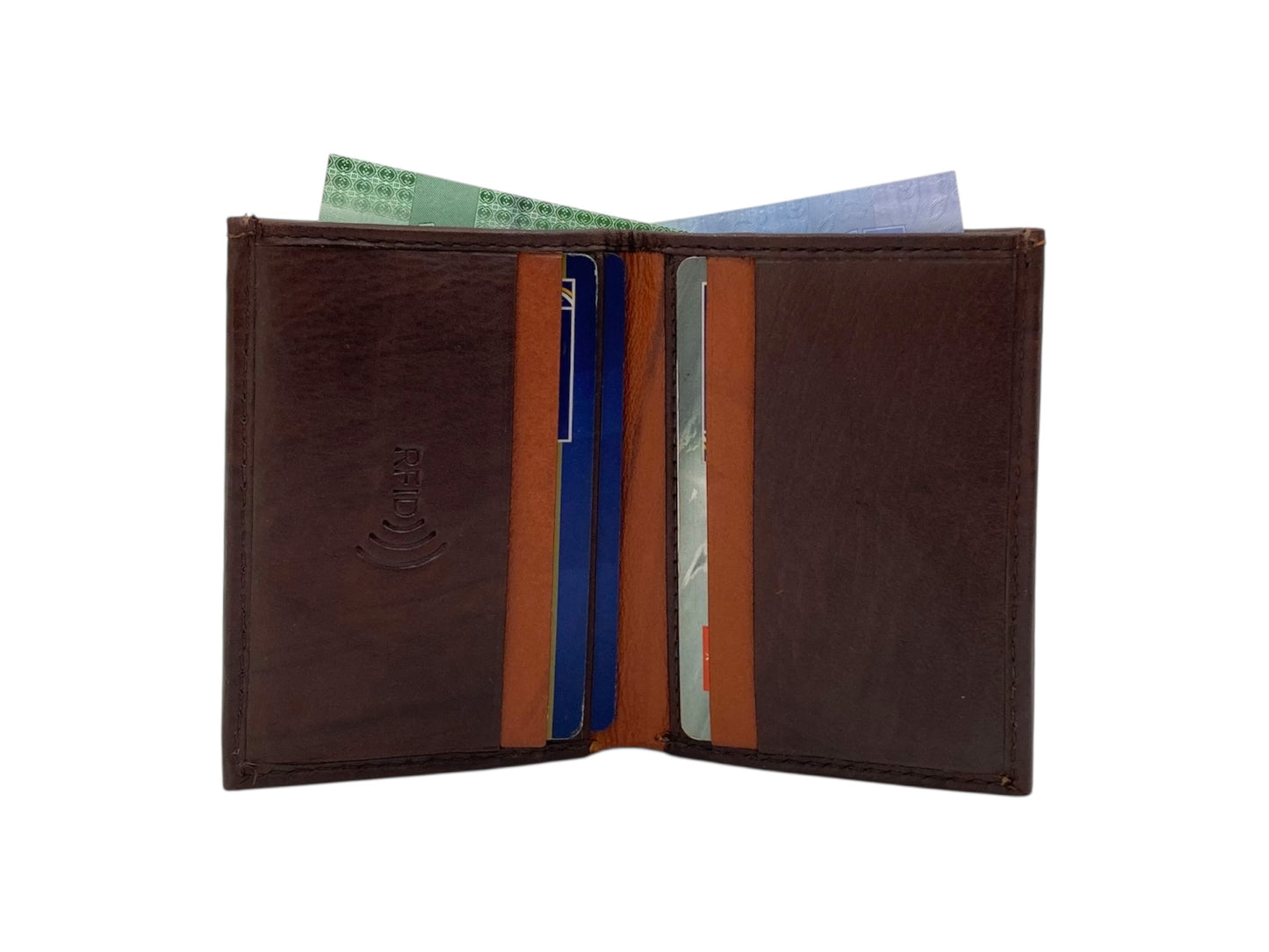 Small Slim Bifold Cards Wallet # RFID 4386