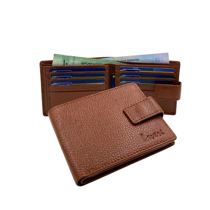 Pebble Texture 8 Card Billfold Wallet # 1001L