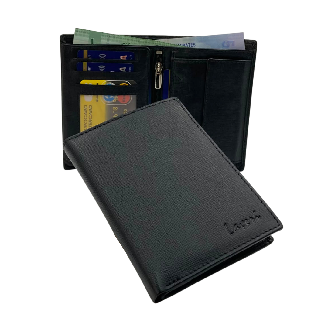 Standing Mens Collection Bi-Fold Wallet # 4020
