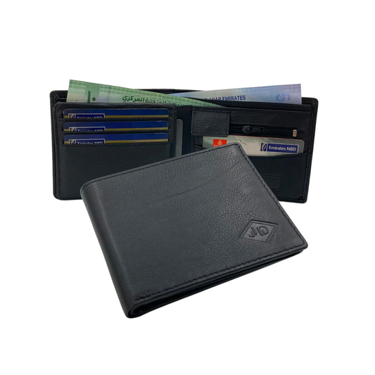 Antq, Smooth Napa Leather Wallet With Inside Full Leather Lining  # JD 1820
