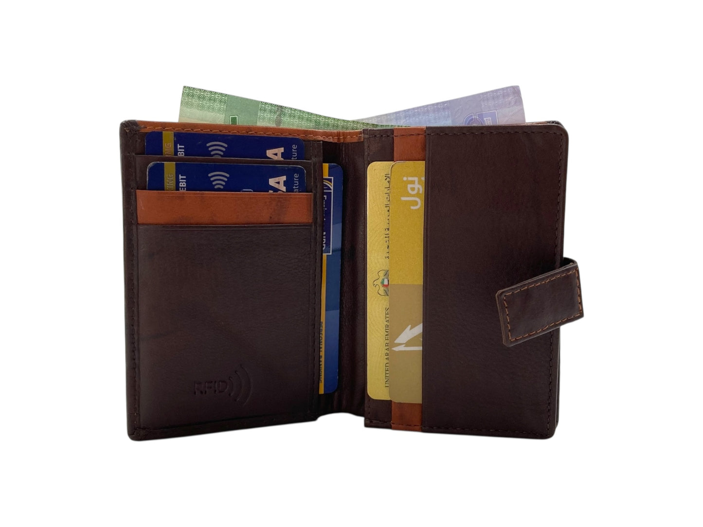 Slim Outside Cards & Cash Wallet # RFID 4508M EL.LOOP