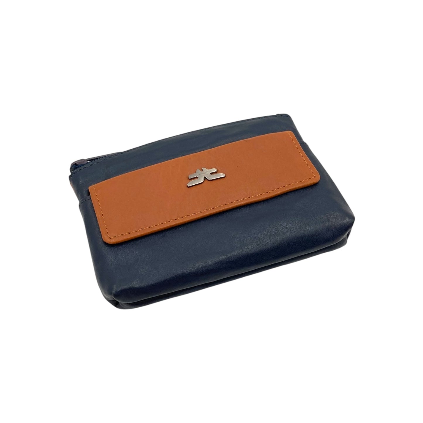 Slim Travel Top Zipper Cards, Cash, Coins & Key Wallet RFID # 1372