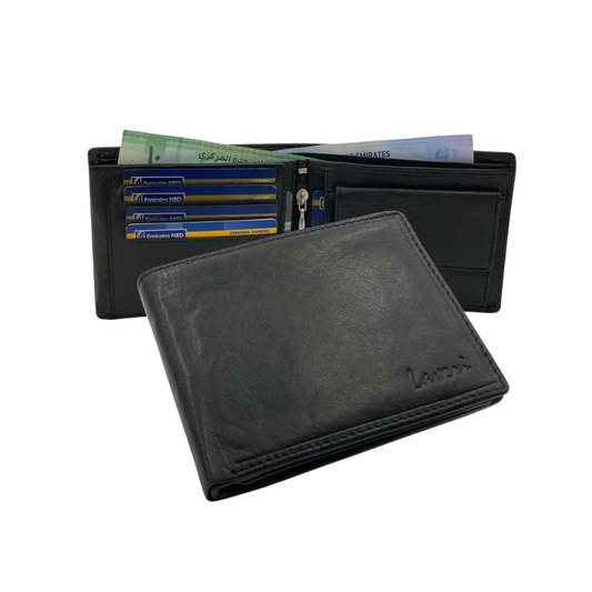 Antq, Smooth Leather Wallet With Inside Leather Lining  # 4021C