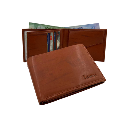 Antq, Smooth Leather Wallet With Inside Leather Lining # 1890C