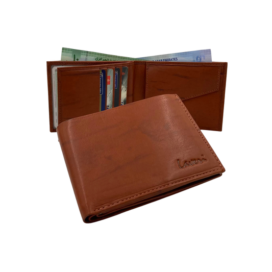 Antq, Smooth Leather Wallet With Inside Leather Lining # 1890C