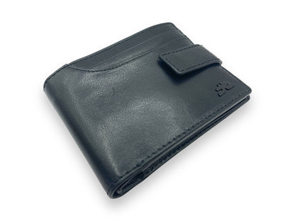 VIP - RFID Maximum Card & Coin, Men's Bifold Wallet With Elastic Loop Lock, Inside Zip # 1244 EL.Loop