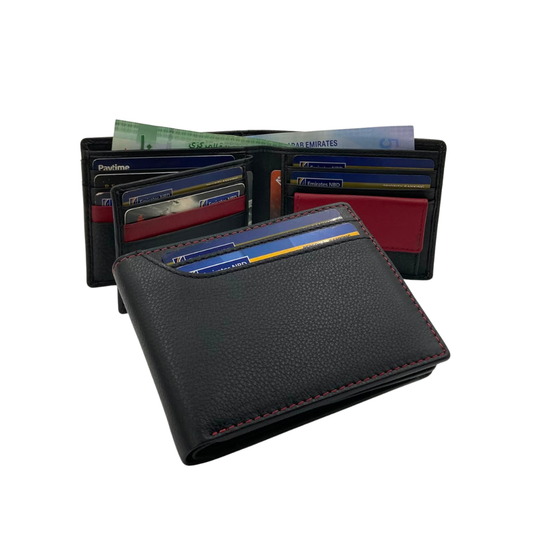 Antq, Smooth Leather Wallet Inside Leather Lining  # 4094NC.2