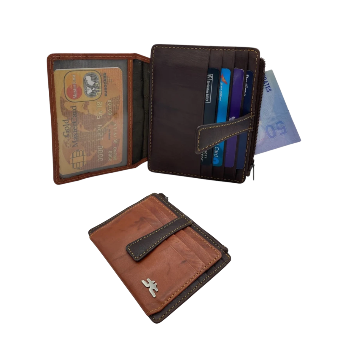 Card Case & Cash Wallet Compact Size 12 Card Space # 4029N