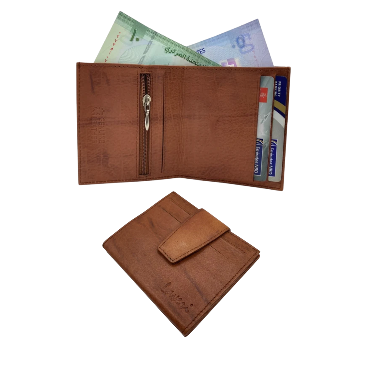 Compact Size Card, Cash & Coin Wallet 12 Card Space  # 4258M