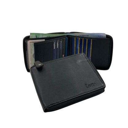 Fullzip leather mens Wallet #1890Z