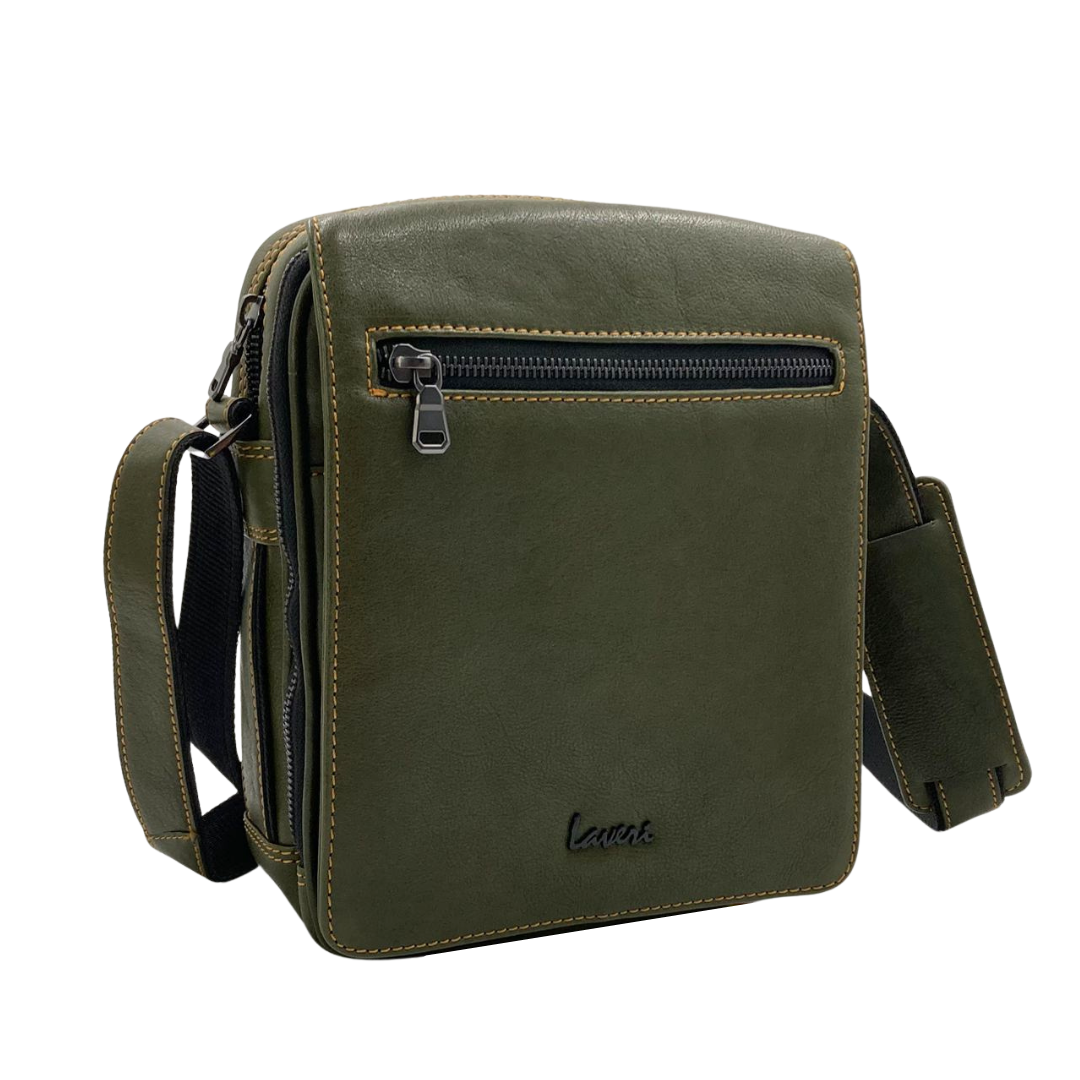 Leather Crossbody/Messenger Bag # 2353Z
