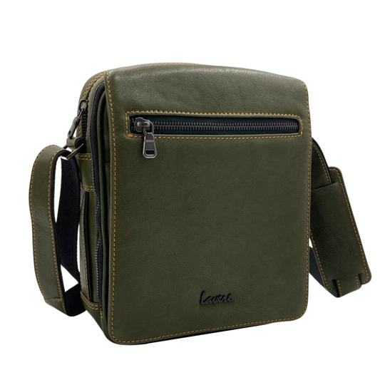 Leather Crossbody/Messenger Bag # 2353Z