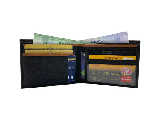 Classic Bi-Fold Wallet # 1250 ZIP PKT