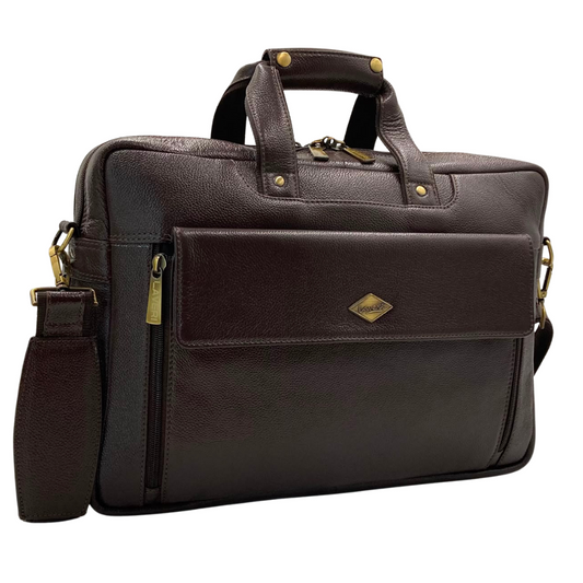 Expandable Leather Laptop Organiser Premium  # 2819