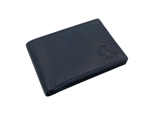 VacaPelle 10-12 Card Billfold Genuine Leather Wallet # 1074
