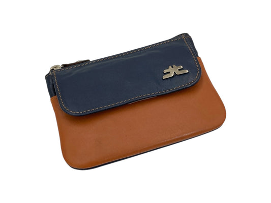 Slim Travel Top Zipper Cards, Cash, Coins & Key Wallet  # 1814