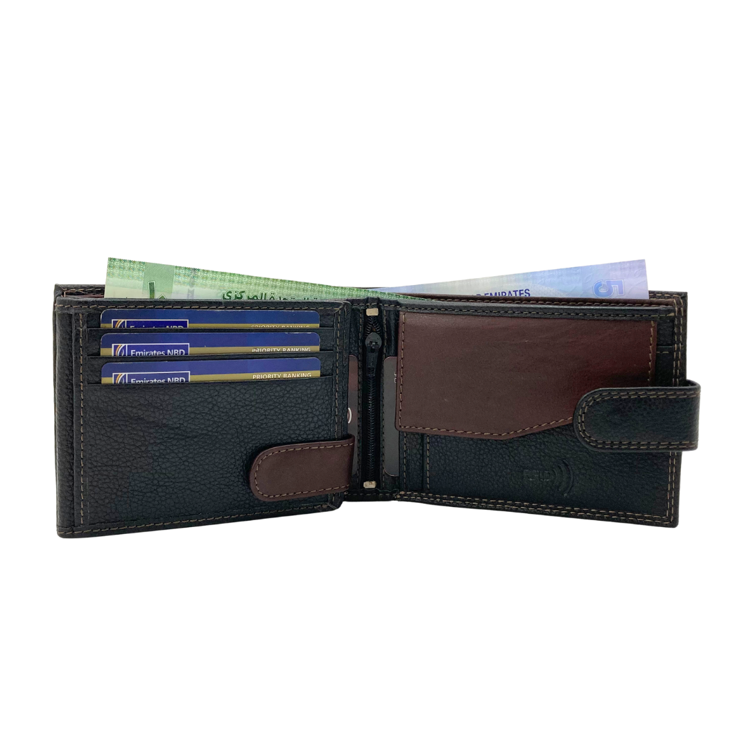 Shield Collection Bi-Fold RFID Wallet # 2019 CL