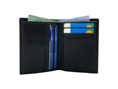 Small Bifold Cards Wallet # RFID 4017 ELASTIC