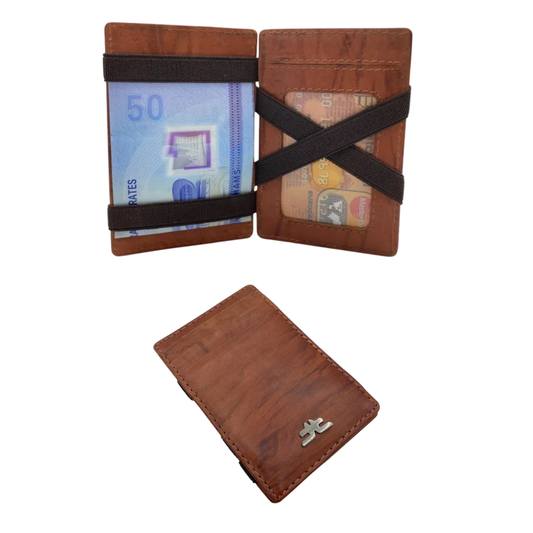 Magic Card Case & Cash Wallet Two Side Open # 1598 MAGIC