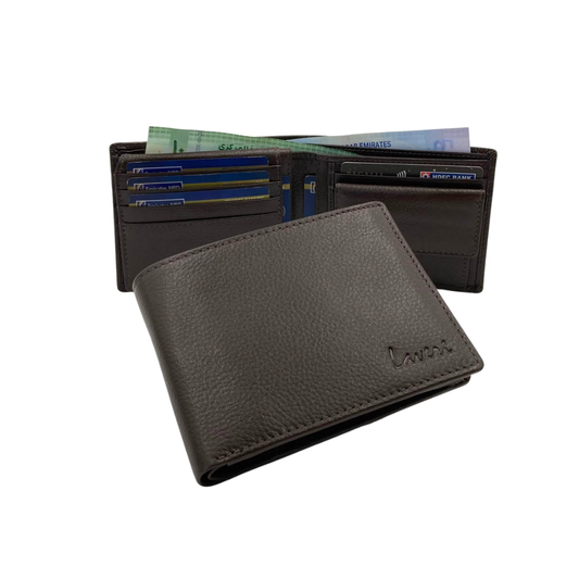 Pebble Texture 8 - 10 RFID Billfold Wallet # 4562C