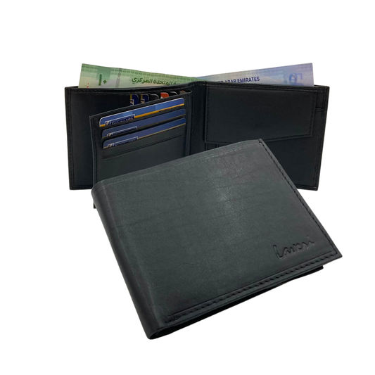 Antq, Smooth Leather Wallet With Inside Leather Lining # 797FC