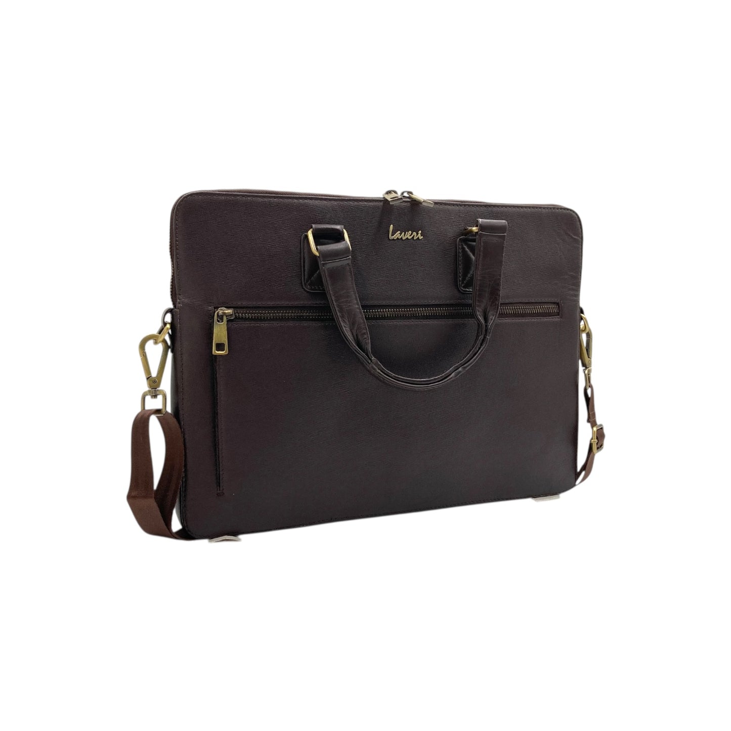 Ultra Light Slim Classic Leather Laptop Bag # 2817S