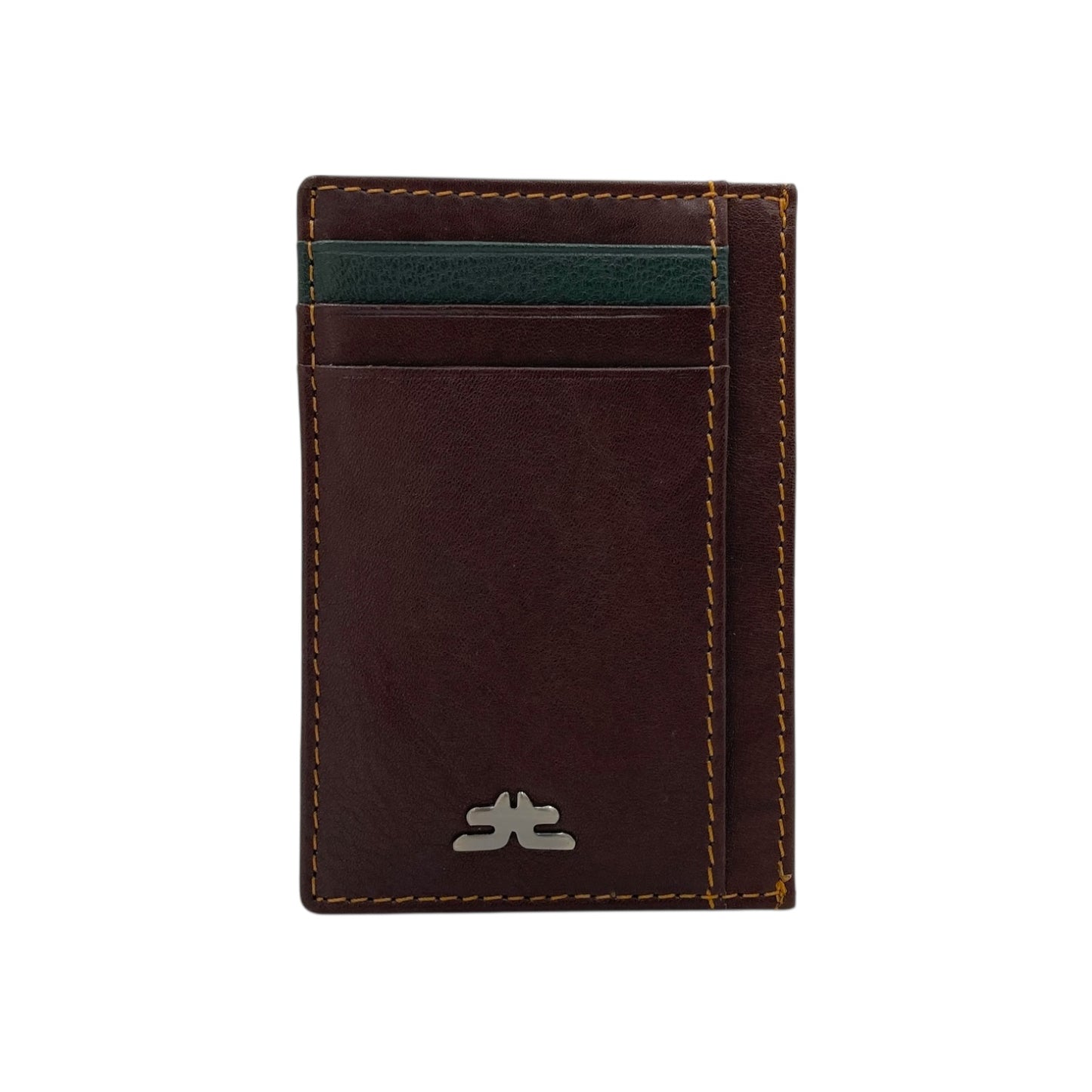 Super Slim Soft Genuine Leather Card Holder, Mini Credit Card Wallet # 1598N PHOTO
