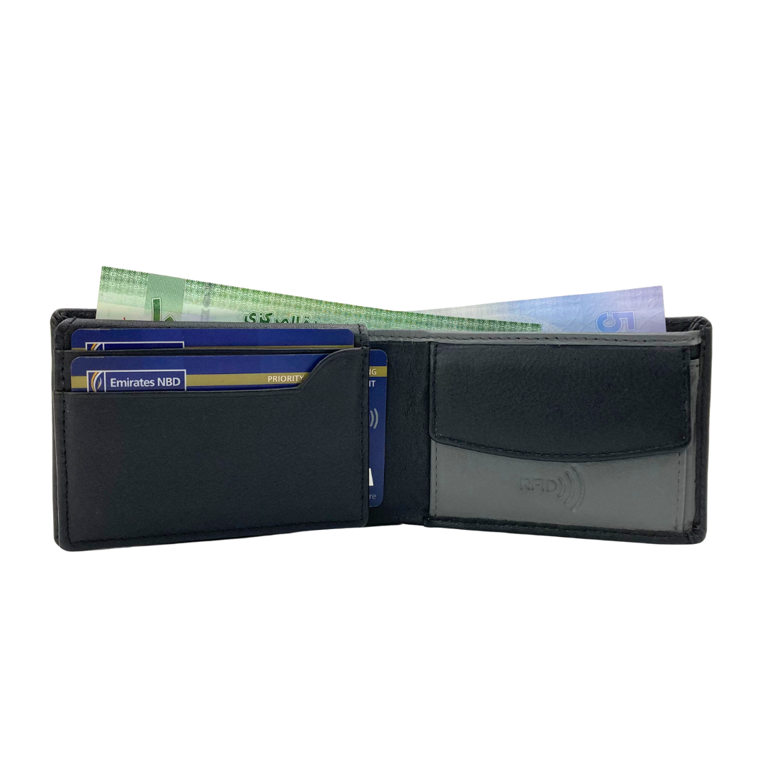 Shield Collection Bi-Fold RFID Wallet # 627C