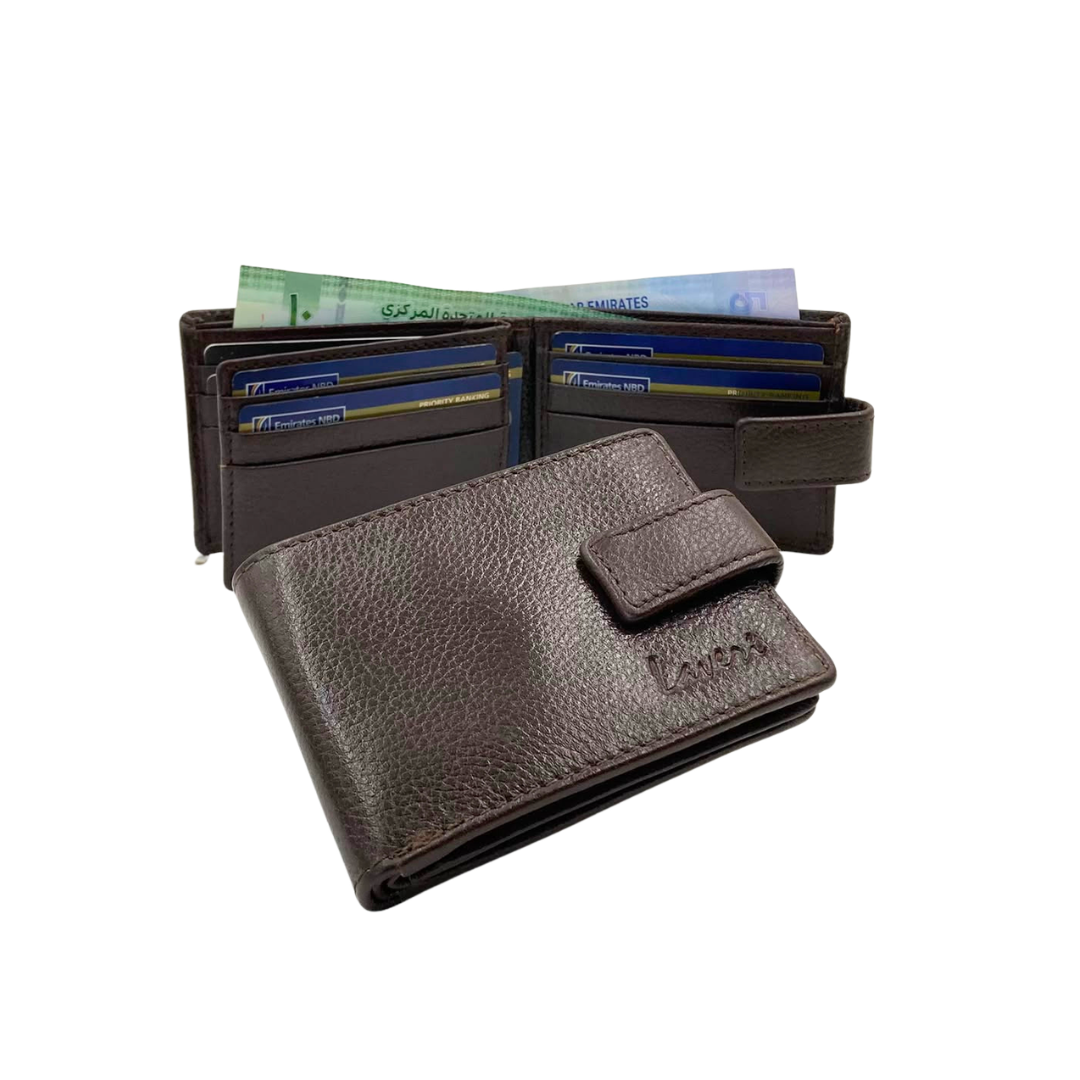 Pebble Texture 8 Card Billfold Wallet # 1074L