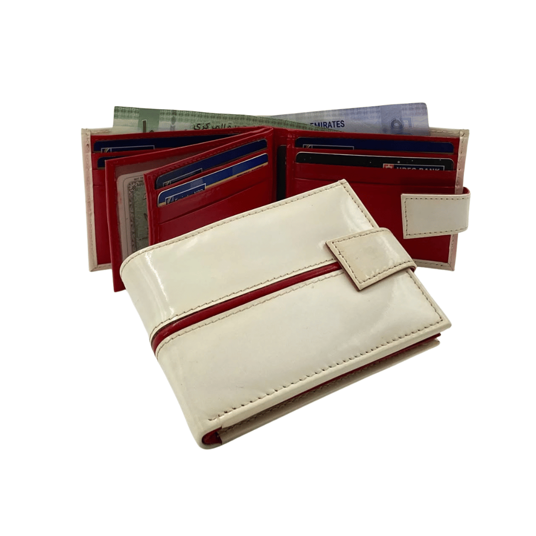 Classic Men's Waterproof Bifold Leather Wallet with Flip ID Window # 892L (C.L.)