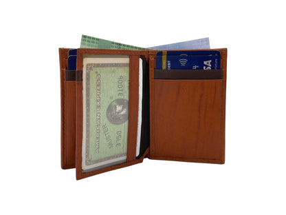 Small Bifold Cards Wallet # RFID 4018 Elastic