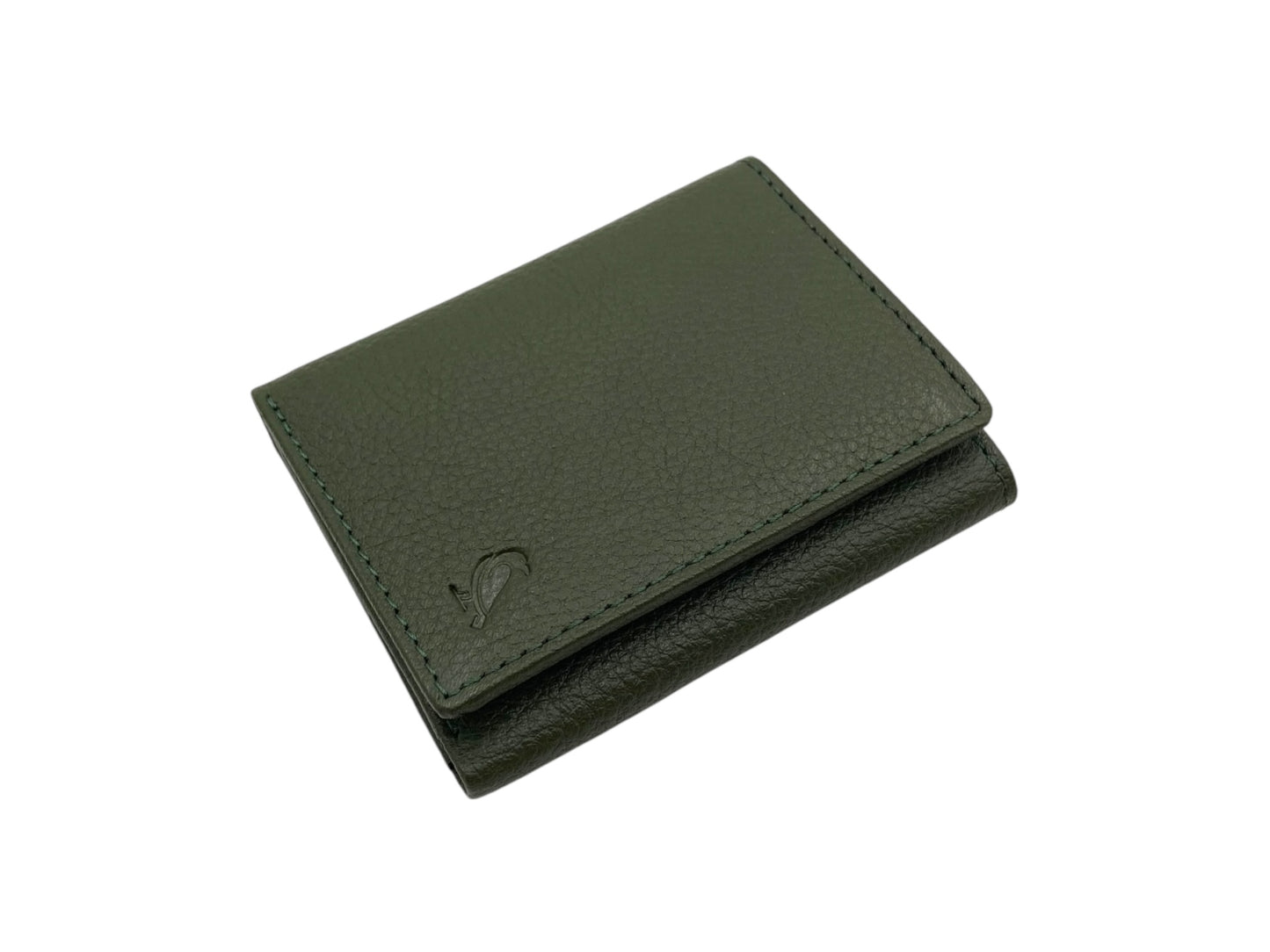 VacaPelle 8-10 Cards Trifold Genuine Leather Wallet # 4699