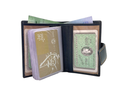 Compact Multiple Cards  & Cash Wallet RFID # 1865NM [EL.LOOP]