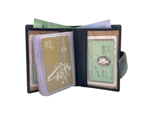 Compact Multiple Cards  & Cash Wallet RFID # 1865NM [EL.LOOP]