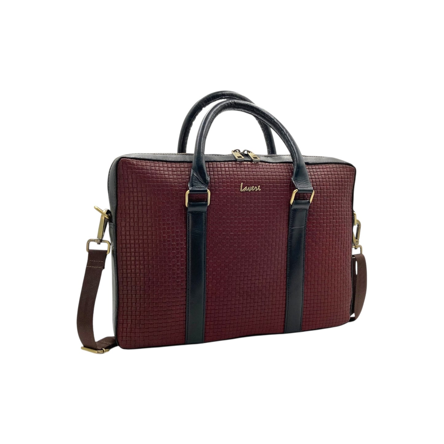 Ultra Light Slim Classic Leather Laptop Bag # 2857