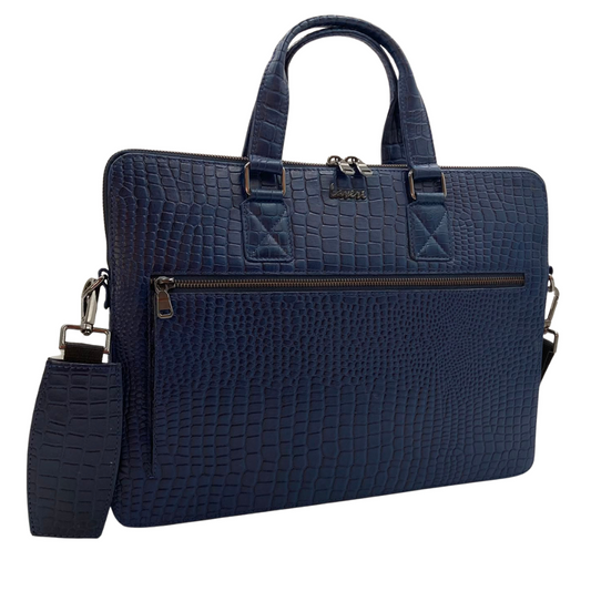 Expandable Leather Laptop Organiser Premium  # 2857S