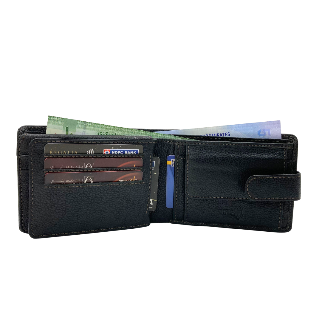 Shield Collection Bi-Fold RFID Wallet # 1613CL
