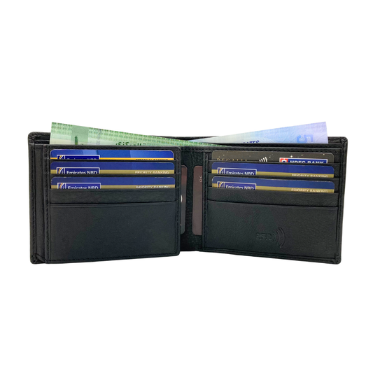 Shield Collection Bifold RFID Wallet # 1001