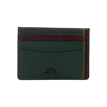 Super Slim Genuine Leather Card Holder With Zip # 685NZ