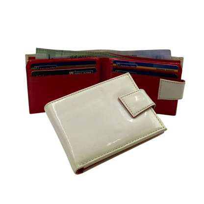 Classic Men's Waterproof Bifold Leather Wallet with Flip ID Window #1729 L