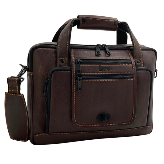 Expandable Leather Laptop Organiser Premium  # 2870