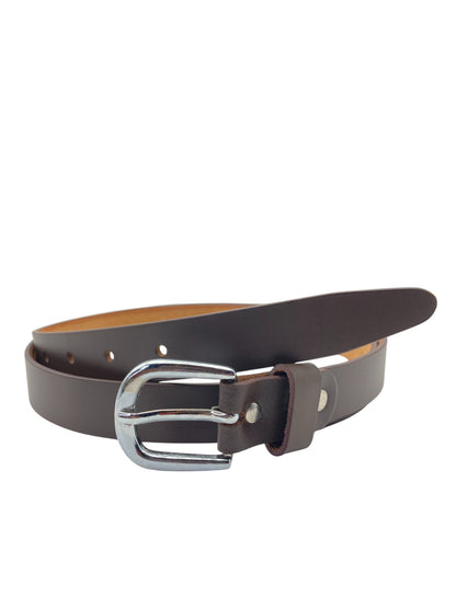 Unisex Leather Belt 25mm Nova