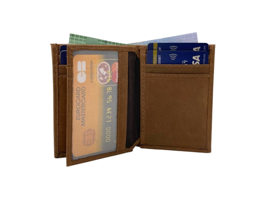 Small Bifold Cards Wallet # RFID 4018 Elastic