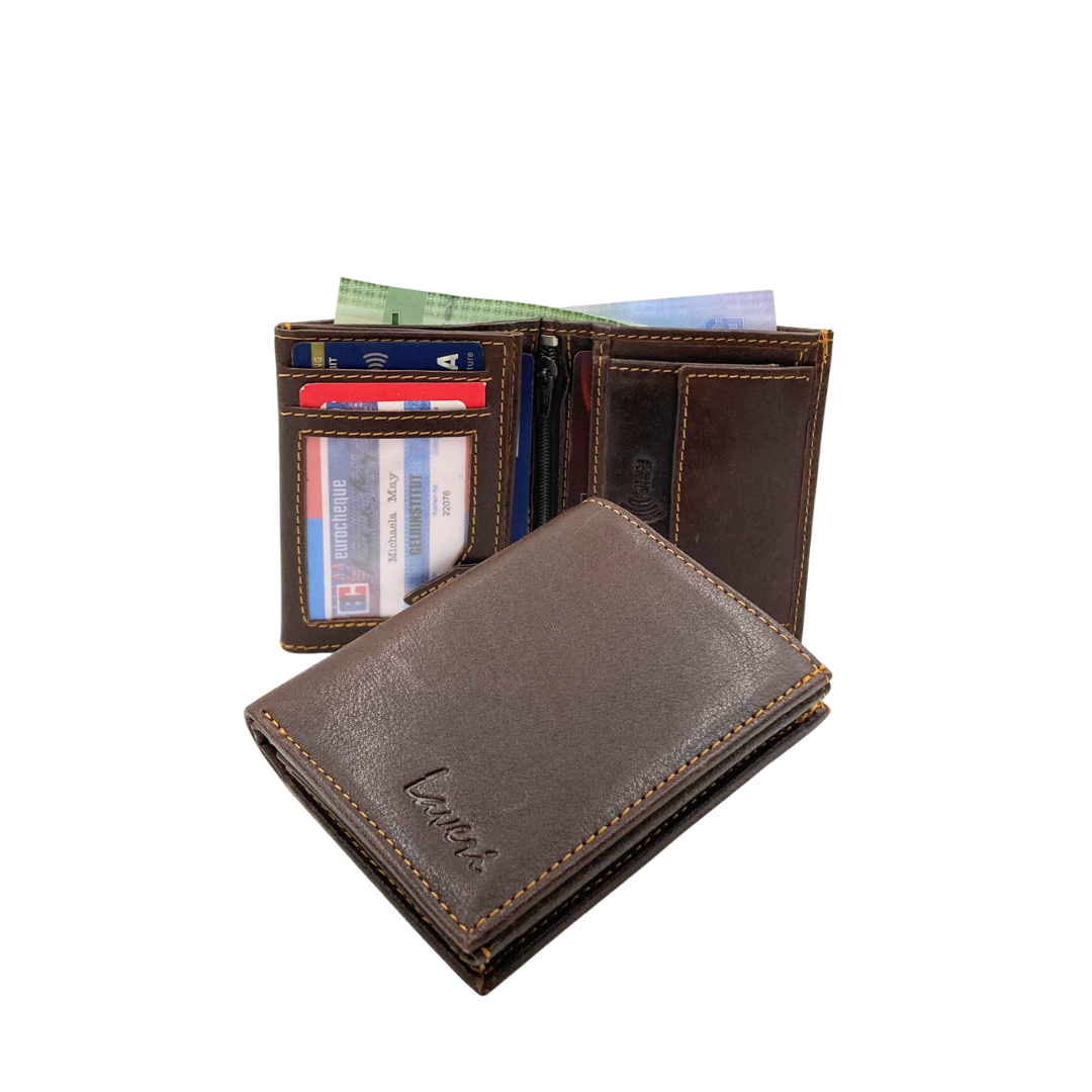 Shield Collection Bi-Fold RFID Wallet # 1229
