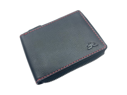 VIP Full Zip RFID Men's Wallet , Multiple Card Bifold Wallet # 1013Z