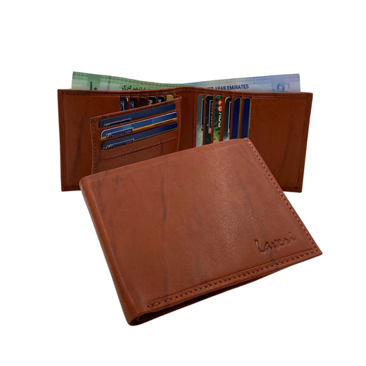 Antq, Smooth Leather Wallet With Inside Leather Lining # 797A